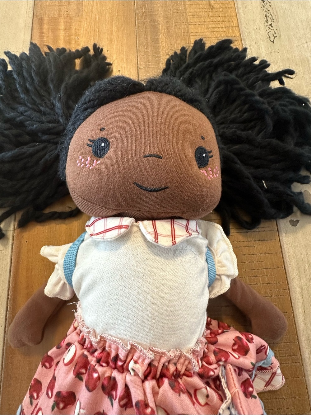 Matilda Jane Ruby Doll 18” Apple School Outfit Backpack